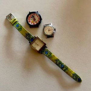 Mickey Mouse. Cinderella. And vera Bradley watches.